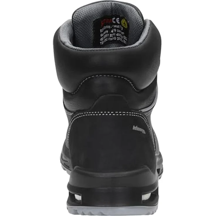 Elten REACTION XXT Mid ESD S3, Sicherheitshochschuhe aus strapazierfähigem Rindsleder, schwarz, Schuhgröße: 37 (UK 4.5) – Bild 5