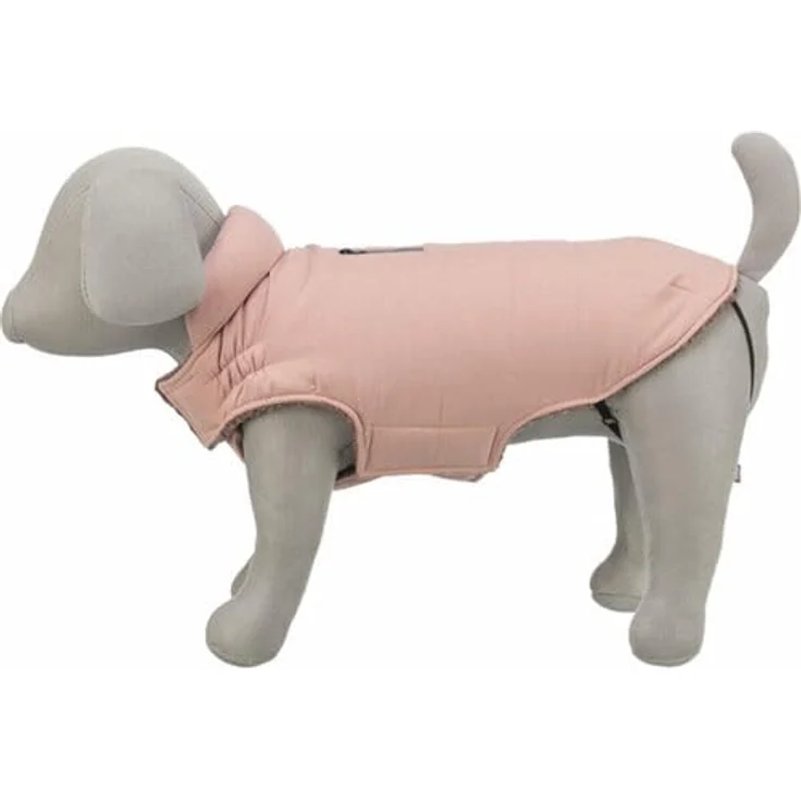 TRIXIE Wintermantel Lesmont Apricot, Hundemantel mit wärmender Wattierung und verstellbarem Brustlatz – Bild 6