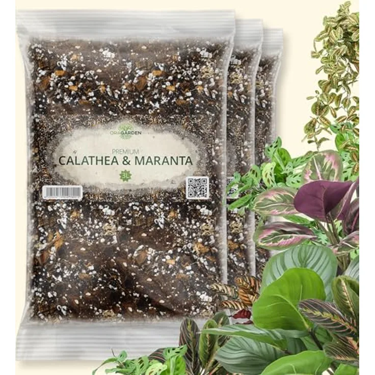 OraGarden Calathea&Maranta Erde Blumenerde für Begonia Fittonie Premium Qualität (9L)