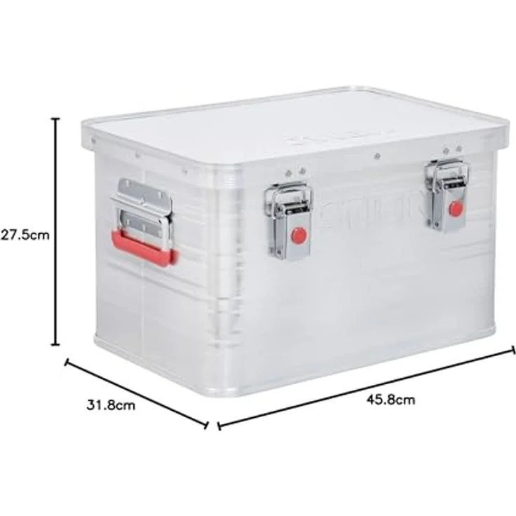 Stier Werkzeugkoffer Aluminiumbox 30L, wasserdicht mit Gummidichtung und robusten Hebelverschlüssen – Bild 10