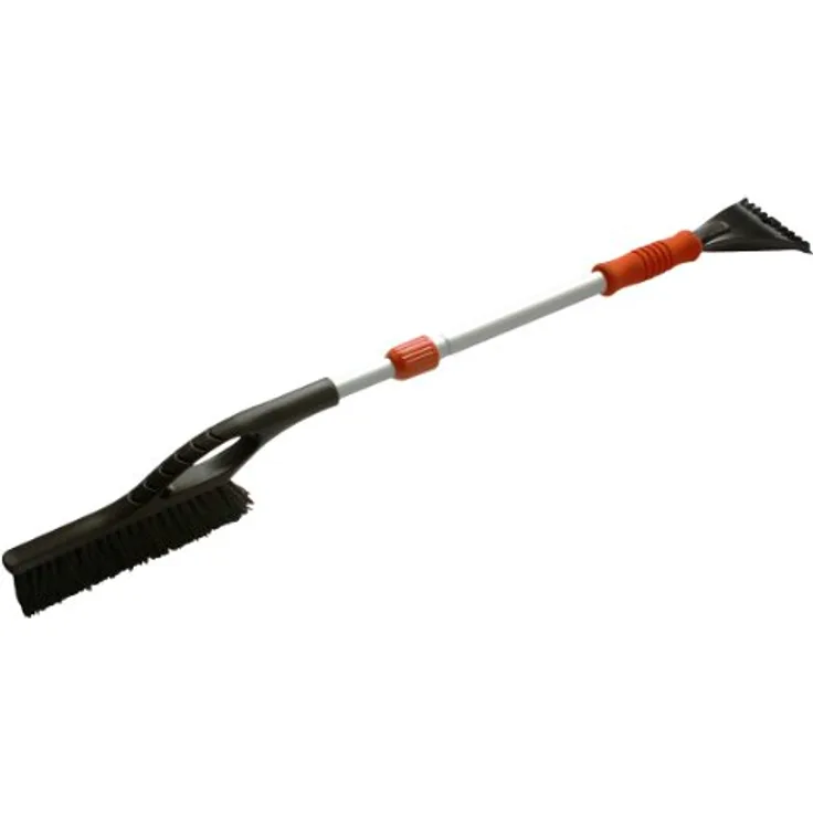 APA 89045 Eiskratzer mit Schneebesen 'Canada', ergonomischer Handgriff, teleskopierbar von 90-112 cm, aus Kunststoff und Aluminium