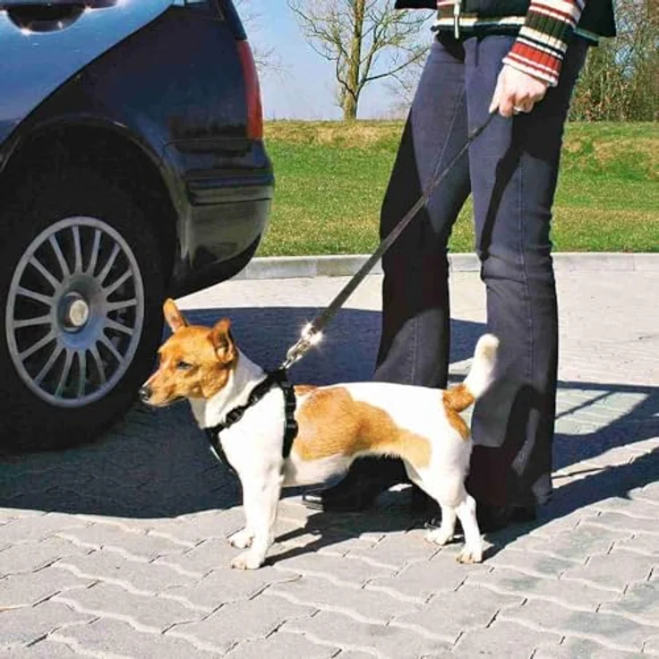 Trixie 1290 Auto-Geschirr, S: 30–60 cm/20 mm, schwarz – Bild 2