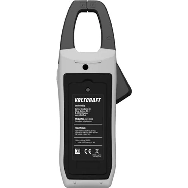 VOLTCRAFT VC-1120, digitale Stromzange CAT III 1000V mit 20.000 Count Anzeige, True RMS, Bluetooth-Konnektivität und Oszilloskopfunktion – Bild 3