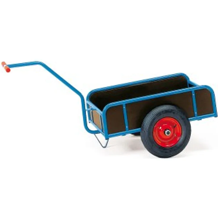 Fetra Transportgeräte mtmecm6, Spritzwasserdichter Handwagen mit 1 Achse, Plattform 1145 mm x 545 mm, Rad Ø 400 mm, Höhe 830 mm