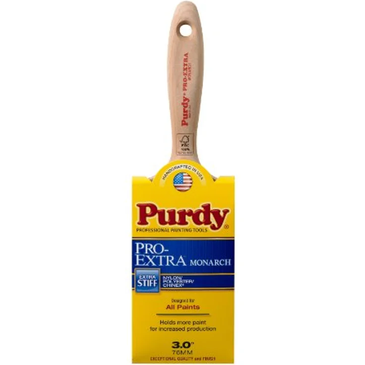 Purdy 144234730 Pro-Extra Monarch flach Rand Pinsel, 7,6 cm – Bild 1