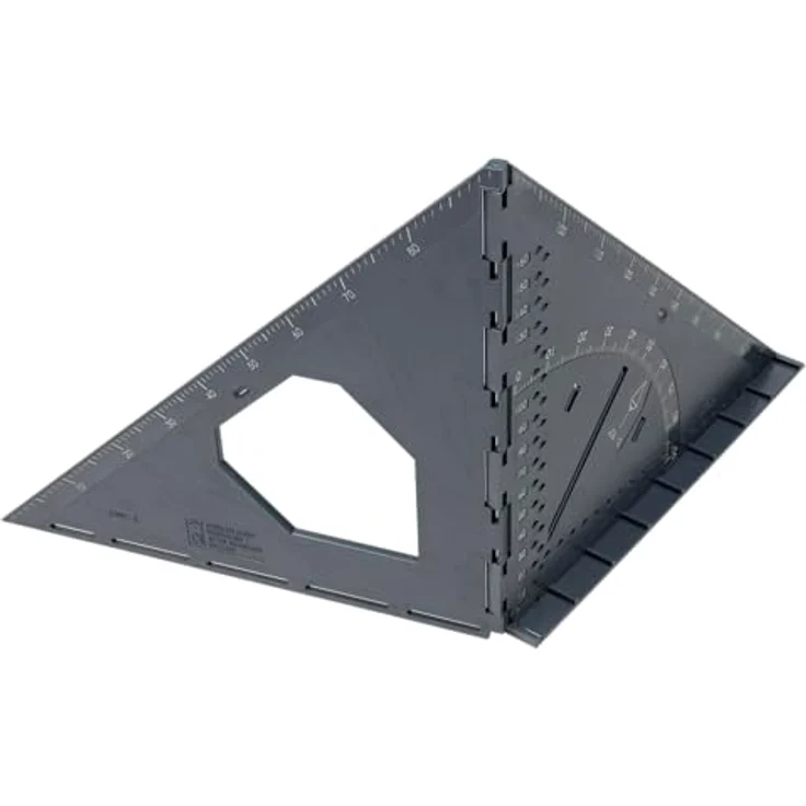 wolfcraft Mess- und Markierwinkel VARIO 3D PRO I 5219000 I Faltbares Messwerkzeug für Flächen und dreidimensionale Werkstücke, Kunststoff – Bild 1