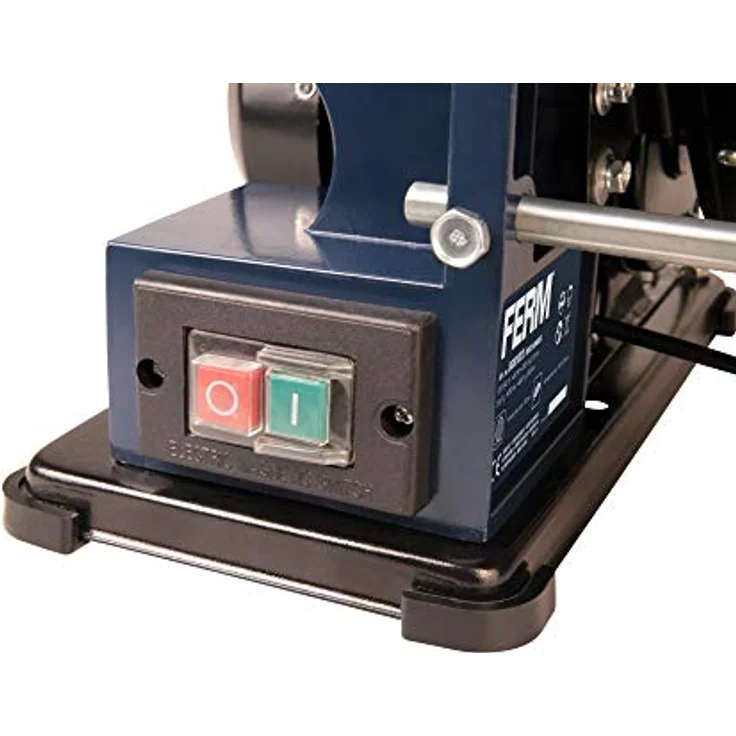 FERM Bandschleifmaschine ? 350W ? 150mm - einschl. 2 Schleifbänder (P80 & P120) und 2 Schleifscheiben (P80 & P120) – Bild 11