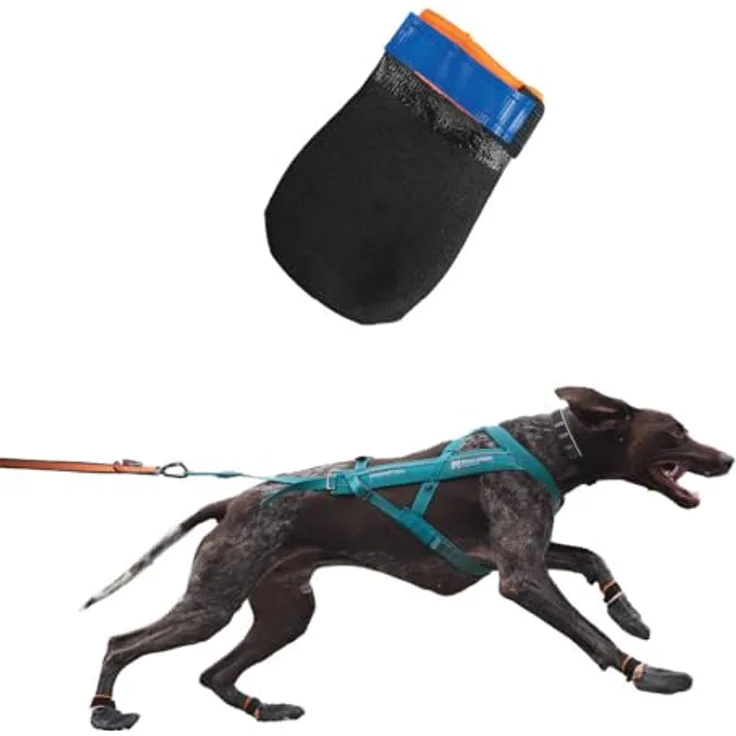 Non-stop dogwear Protector Bootie (L), strapazierfähiger Pfotenschutz in schwarz