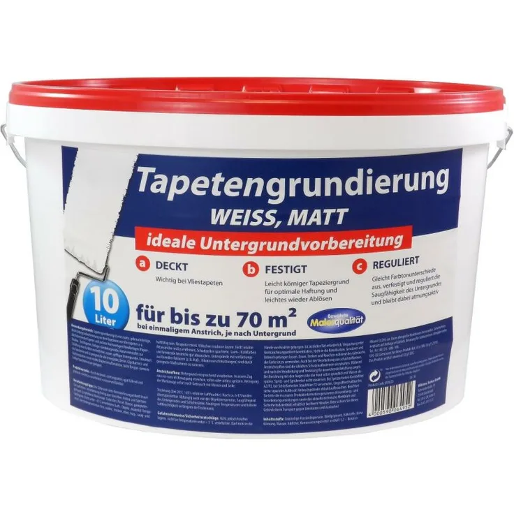 Wilckens TD Tapetengrundierung Weiss, matt 10l