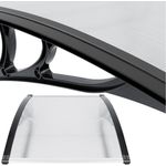 KESSER Mähroboter Garage Dach Carport Überdachung für Mähroboter Rasenmäher Rasenroboter Automower Garten Witterungsbeständig Mährobotergarage inkl. Montagematerial,  Maße 82 x 103 x 47 cm Transparent - Preisvergleich