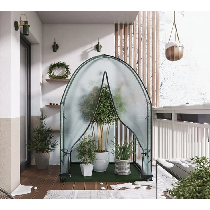 Bio Green Überwinterungszelt Icedome (IGLOO extra weit) 120 x 120 x 183 cm – Bild 3