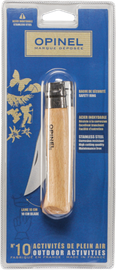 Opinel Taschenmesser No. 10 Edelstahlklinge mit Holzgriff