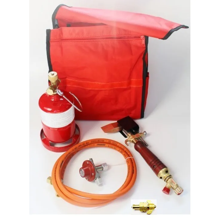 myMAW Bundle Weichlötgarnitur mit Umfüllstutzen Lötkolben Kleinstflasche in Tasche Set
