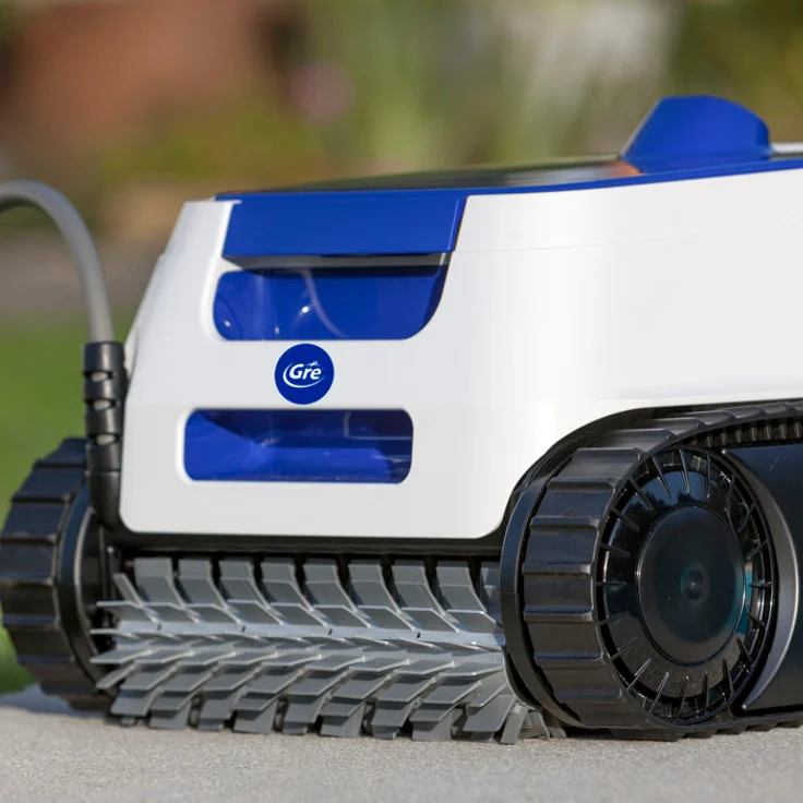 Pool robot GRE ER-230 8,9 kg, 2 h Laufzeit, 3 l Fangkorbvolumen, 15 m Kabellänge, für Pools bis 36 m² Poolboden, Wasserlinie, Poolwände – Bild 5