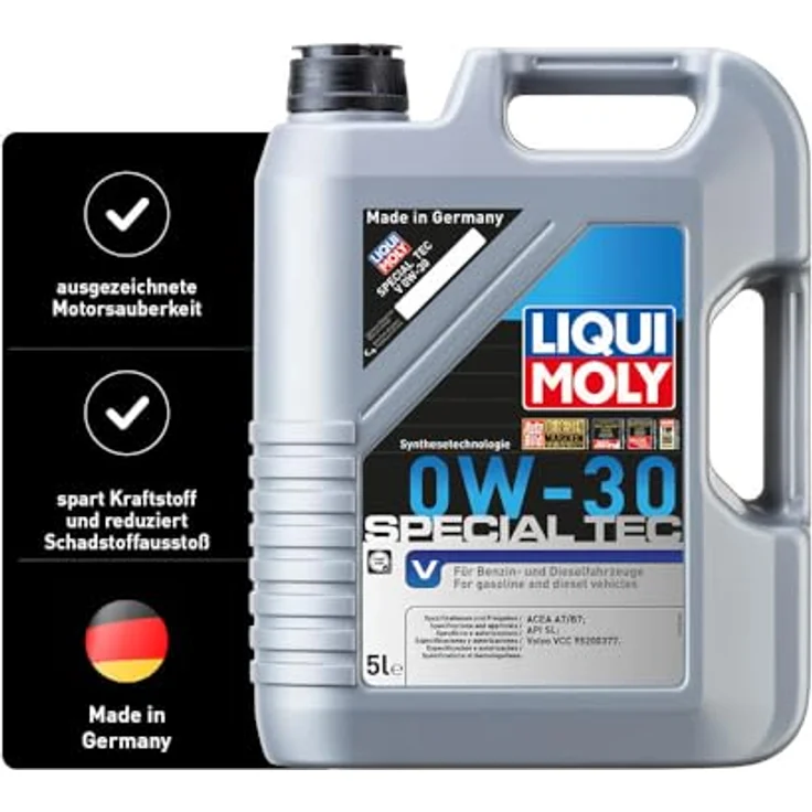 LIQUI MOLY 3769 Motoröl Special Tec V 0W-30 Motorenöl Leichtlauf Motor Öl 5L – Bild 2