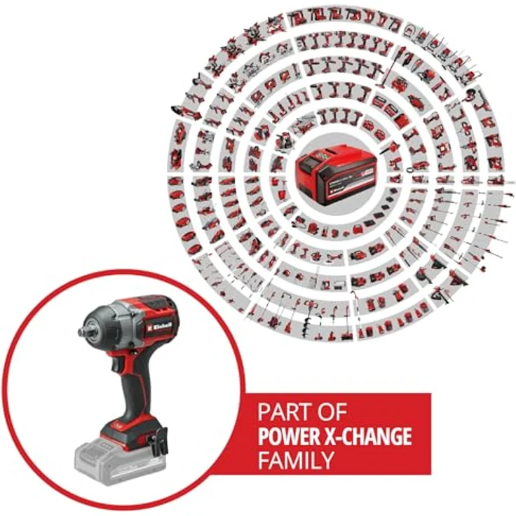Einhell Professional Akku-Schlagschrauber TP-CW 18/750-C Li BL-Solo, 18 V, 750 Nm Drehmoment, Brushless, Außenvierkant-Aufnahme, ohne Akku – Bild 2