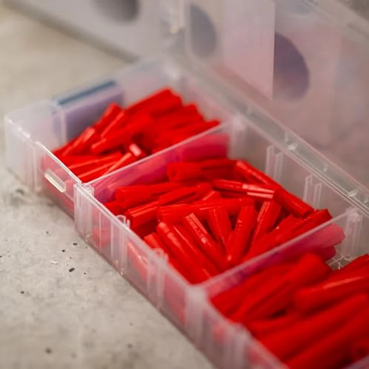 TOX L-BOXX Micro Allround Sortierbox mit Allzweckdübel TRI, 95-tlg, transparent – Bild 5