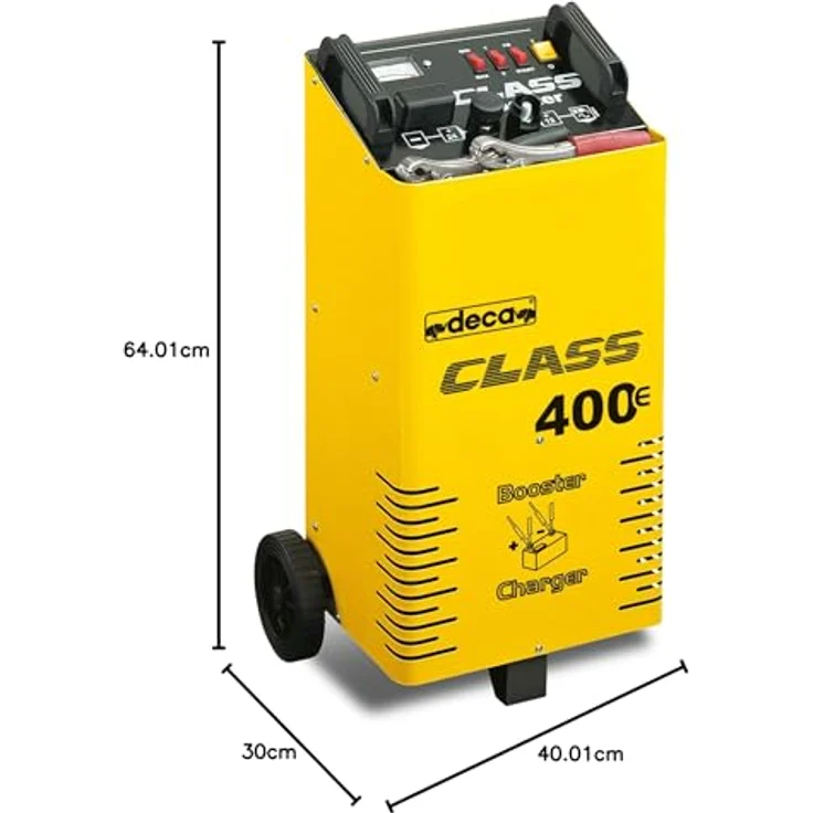 Deca Booster 400E, Stromgenerator und Start-Ladegerät in Schwarz, robuste Materialien für maximale Haltbarkeit – Bild 3