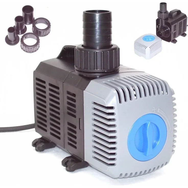 Apex Teichpumpe SuperECO 3500l/h, 14W Bachlaufpumpe mit robustem Kunststoffgehäuse