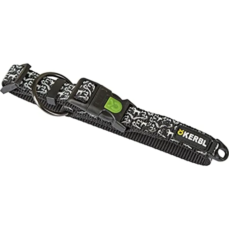 Kerbl 81050 Halsband Shiny Night 20mmx45-65cm, 0.062 kg