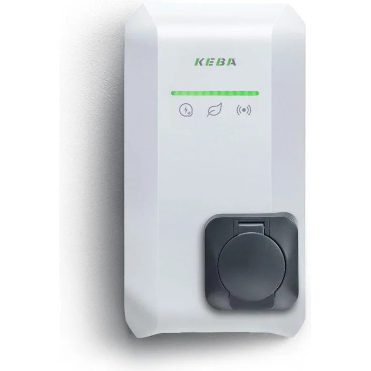 Keba KeContact P40 140.170 Wallbox, Elektroauto Ladestation mit Typ 2 Anschluss, 11 kW, weiß