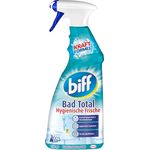 biff Bad Total Hygienische Frische Badreiniger, 750ml - entfernt 99,9 % der Bakterien und Viren, für Oberflächen im Bad & WC