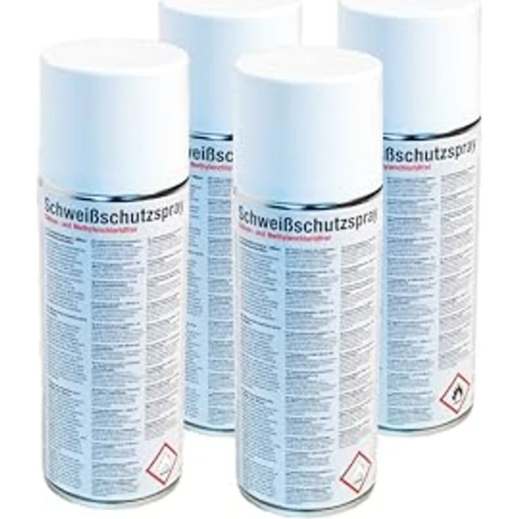 ROTHENBERGER Industrial Schweißschutzspray 4 x 400 ml, silikonfreies Trennspray für saubere Schweißdüsen und lückenlosen Schutz vor Schweißspritzern – Bild 1