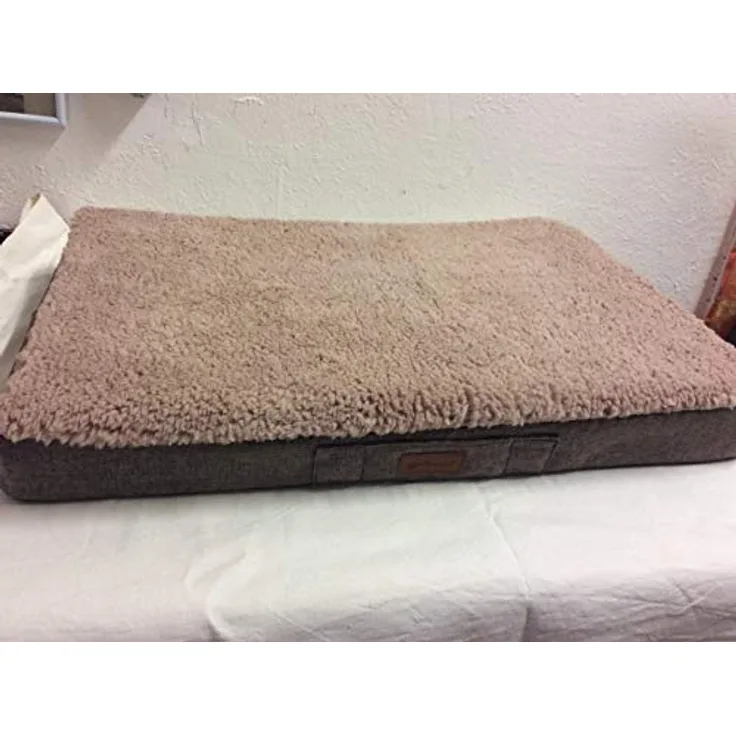 Petlando Orthopädisches Heimtierkissen Merano Ortho, 100x70x10cm, Farbe Tabaco