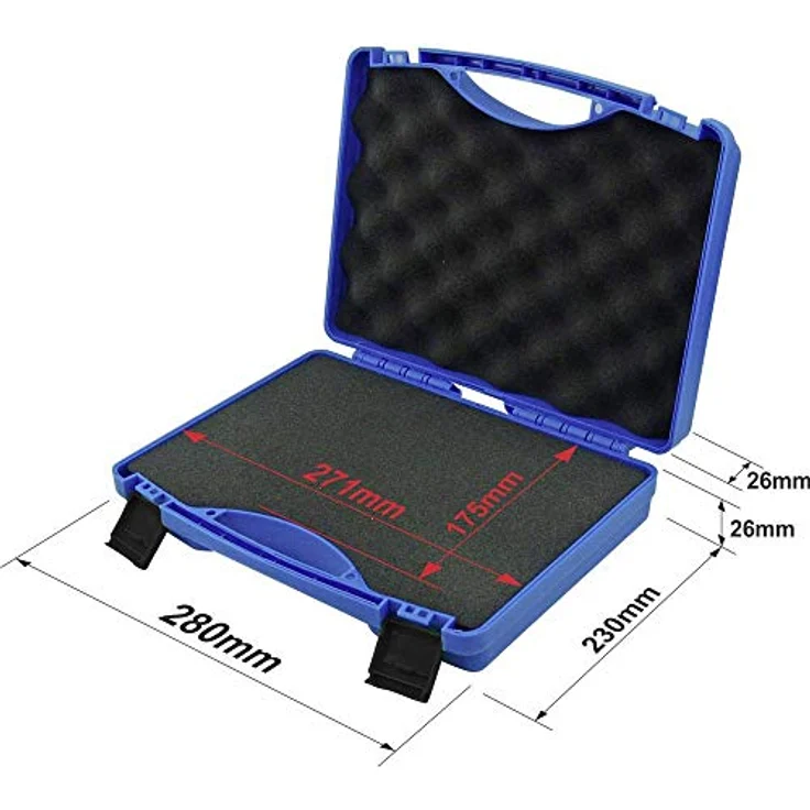 TOOLCRAFT Werkzeugkoffer unbestückt 280 x 230 x 52 mm, praktischer Begleiter für Handwerker – Bild 3