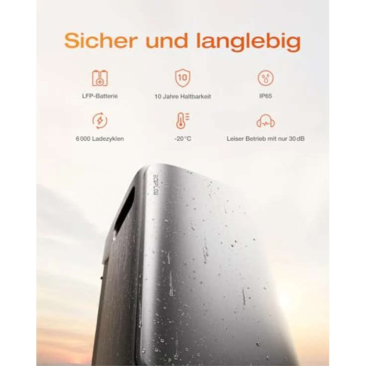 EcoFlow STREAM AC Pro, 1,92 kWh Balkonkraftwerk mit 800 W Mikro-Wechselrichter und 2 × 400 W PV Solarpanels – Bild 7