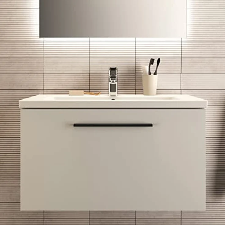 Ideal Standard T458901 i.Life S Waschbecken, White, 81cm – Bild 5