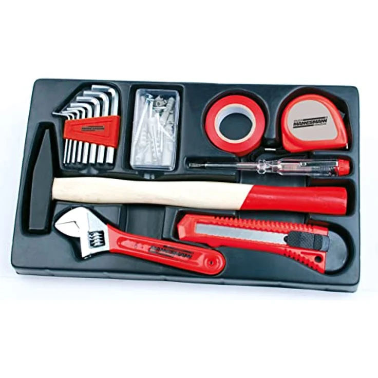 Brüder Mannesmann M29066 Bestückte Werkzeugbox, 155-tlg – Bild 3