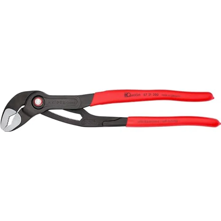 KNIPEX 87 21 300 Cobra QuickSet Hightech-Wasserpumpenzange mit rutschhemmendem Kunststoff überzogen grau atramentiert 300 mm – Bild 3