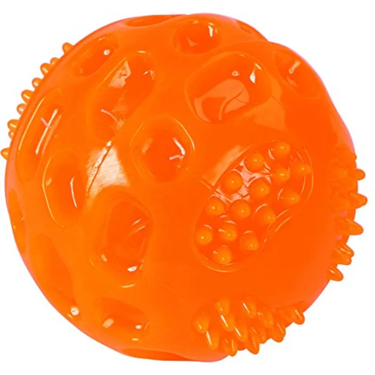 Kerbl 81483 Ball ToyFastic, Squeaky, Diameter 6 cm, orange