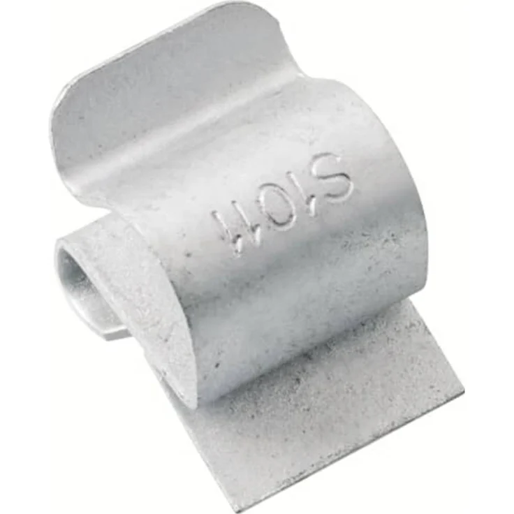 ABB E-Klips ECS-2532, Trägerklammer aus Federstahl, 100 Stück, korrosionsgeschützt durch innovative Zinkphosphatbeschichtung