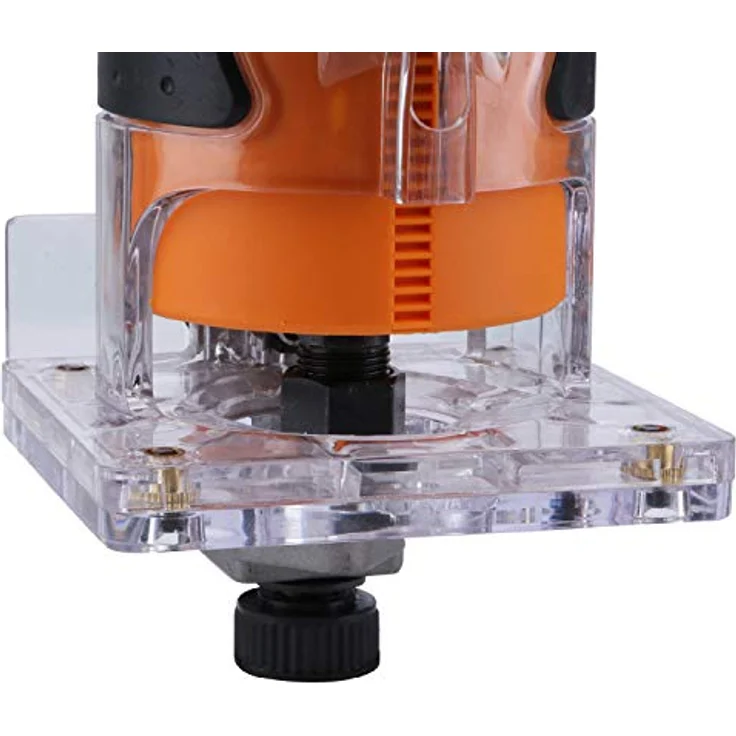 CMT CMT10 Elektrofräse professionell für Kanten 550 W-230 V mit Zangen 6/8 mm, 550 W, 230 V, Orange/Schwarz – Bild 8