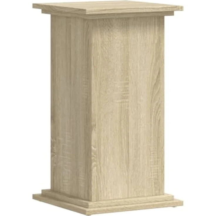 vidaXL Blumenständer Pflanzenständer Sonoma-Eiche 33x33x60 cm Holzwerkstoff (1 St) mit großer Oberfläche und zeitlosem Design – Bild 2