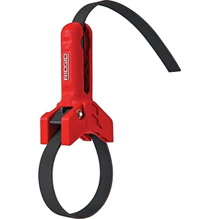Ridgid Rohrmontagehilfe STRAPLOCK, Zange für Kunststoffrohre, 177 mm, max. Rohr-Ø 220 mm, innovativer Schnellverschluss – Bild 1