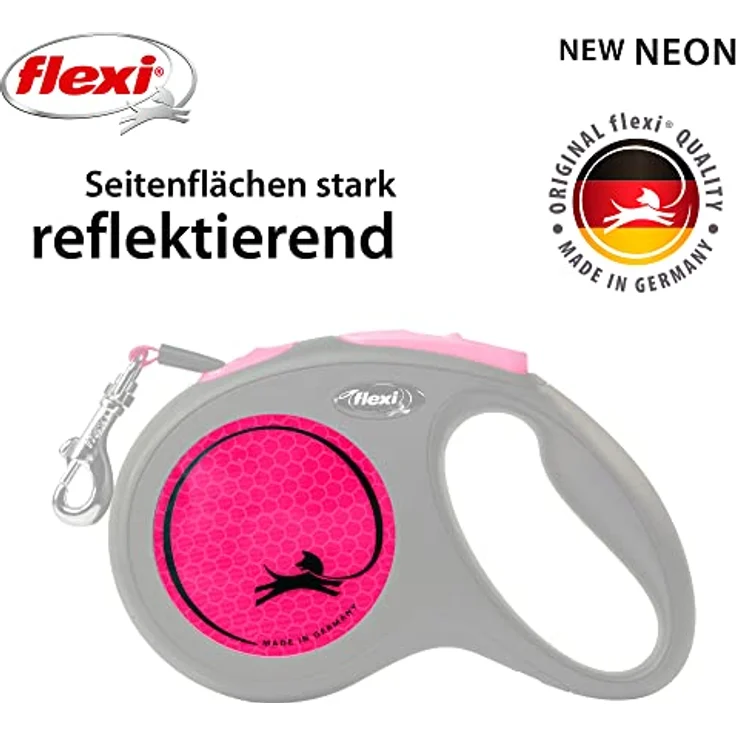 flexi Rollleine New Neon - Rosa - M, 4000498032107, Multi, small – Bild 3