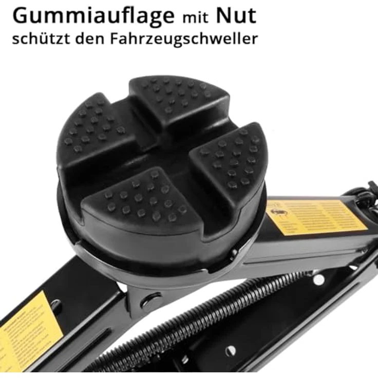 STAHLWERK SWH-2 ST Scherenwagenheber 2.000 kg, Autoheber mit Ratschen-Höhenverstellung, praktische Transporttasche – Bild 3