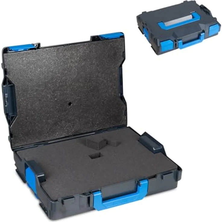 Sortimo L-Boxx Kleinteilekoffer, Werkzeug- und Servicekoffer mit Rasterschaumstoff, ergonomischem Tragegriff und hoher Stabilität – Bild 1