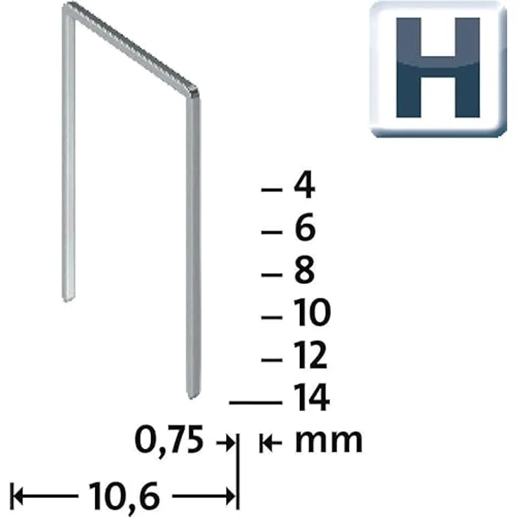 Novus Feindrahtklammern 6 mm ''superhart'', für Hammertacker, XL-Packung mit 5000 Tacker-Klammern, Typ 37-6, Stahldraht - Preisvergleich – Bild 4