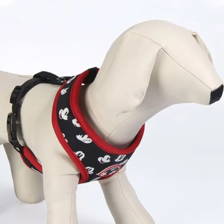 CERDÁ LIFE'S LITTLE MOMENTS Mickey Mouse Hundegeschirr, gepolstert aus 100 % Nylon, mit Schnellverschluss-Schnalle, offiziell lizenziert von Disney – Bild 5