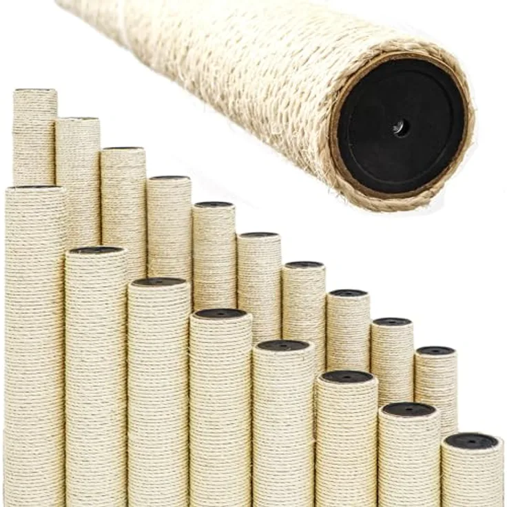 eyepower 60 cm Pfotenfreund Ø 9,2 cm: M8 Sisalstamm für Kratzbaum Ersatzstamm - 100% Natur Sisal Stamm Kratzsäule - Robuster Kratzstamm für Katzen - Katzenkratzbaum Ersatzteile Sisalstämme Sisalsäulen - Preisvergleich