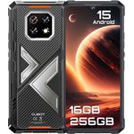 CUBOT Kingkong ES 3 – 4G Smartphone, 6,74" HD+ 90Hz, 16GB RAM (6GB+10GB erweitert), 256GB ROM, 48MP Kamera, 10200mAh Akku, Android 15, Schwarz