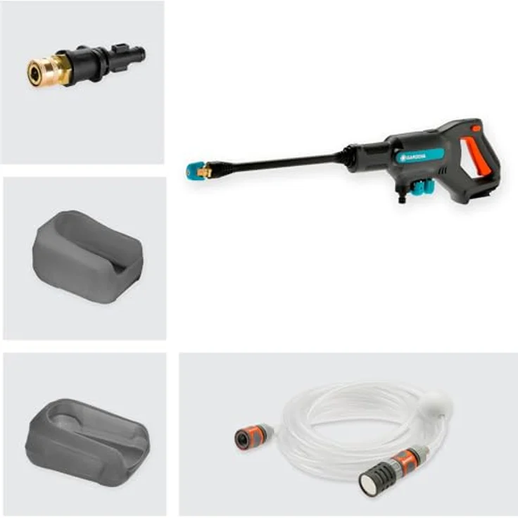 GARDENA Akku Mitteldruckreiniger AquaClean 24-18V P4A Solo Nr. 14800-20 Ohne Ladegerät ohne Akku Reiniger – Bild 6