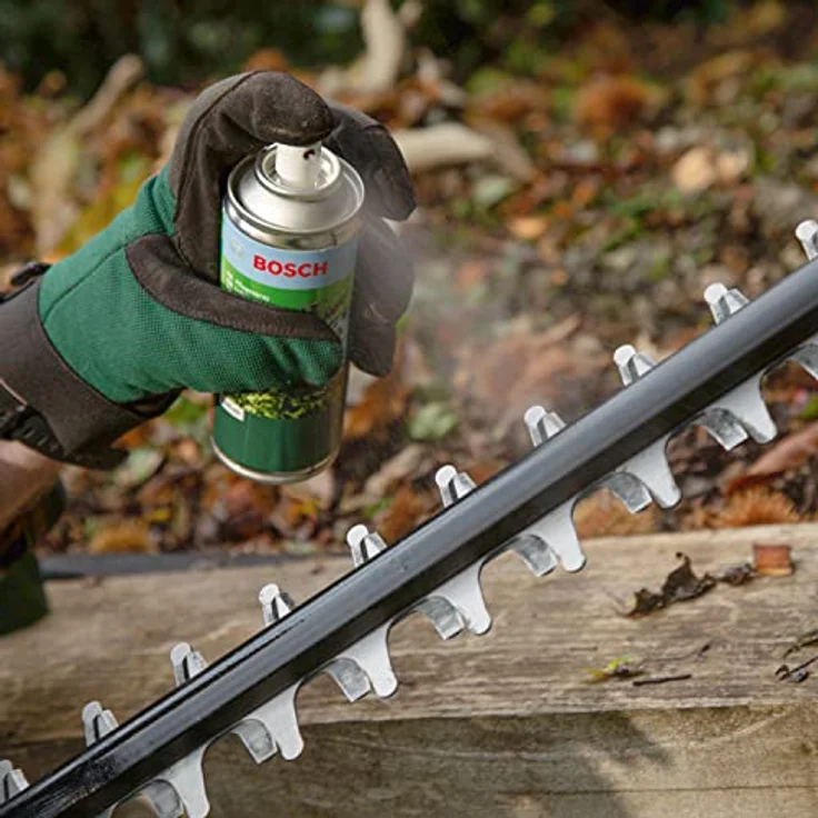 BOSCH Pflegespray für Gartengeräte, 0,25 l, schnelle Schmutzentfernung mit neutralem Duft – Bild 4