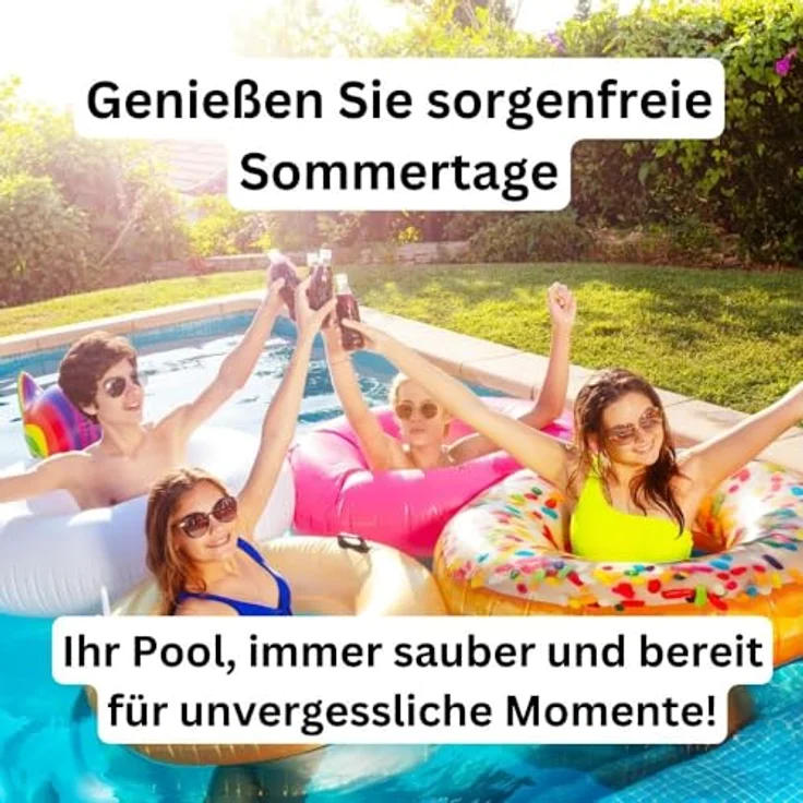 SAXONICA Poolfolie Ovalpool 623 x 360 x 120 cm I SonaLiner I 0,8 mm I blau – Bild 8