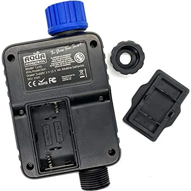 AQUA CONTROL C4110 Digital Bewässerungsgerät mit extrem einfachem Panorama-Display. Full Vision 2 Programmierer Beobachten Sie alle Programmierinformationen auf die Vez, schwarz – Bild 6