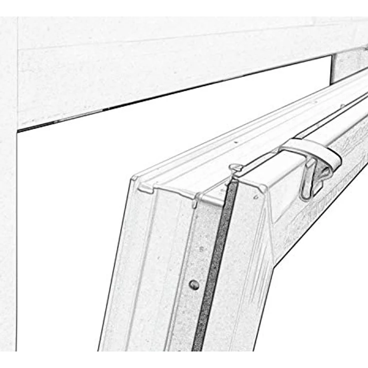 Gardinia Klemmhalter Kunststoff für Alu-Jalousien 25 x 25 mm, weiß 2er-Set - Gardinia – Bild 4